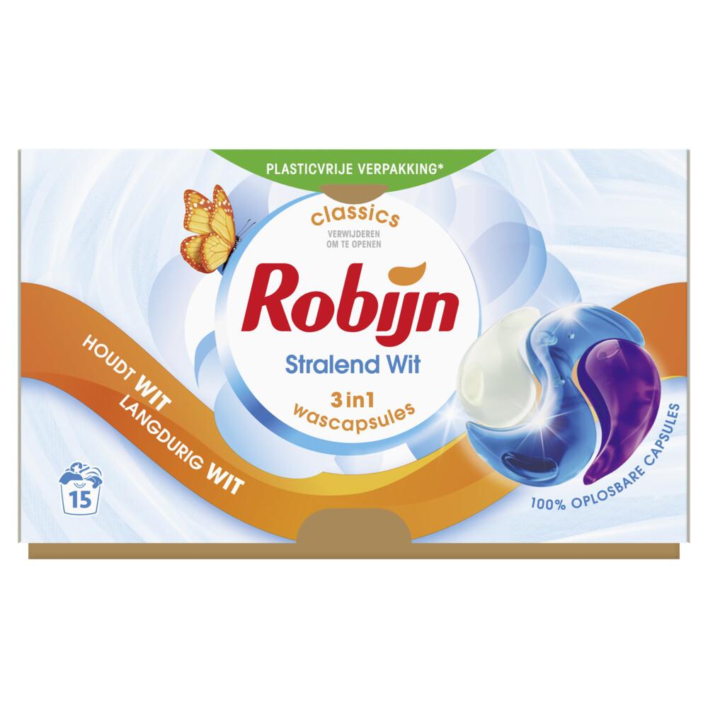 Robijn Vloeibaar wasmiddel capsule wit