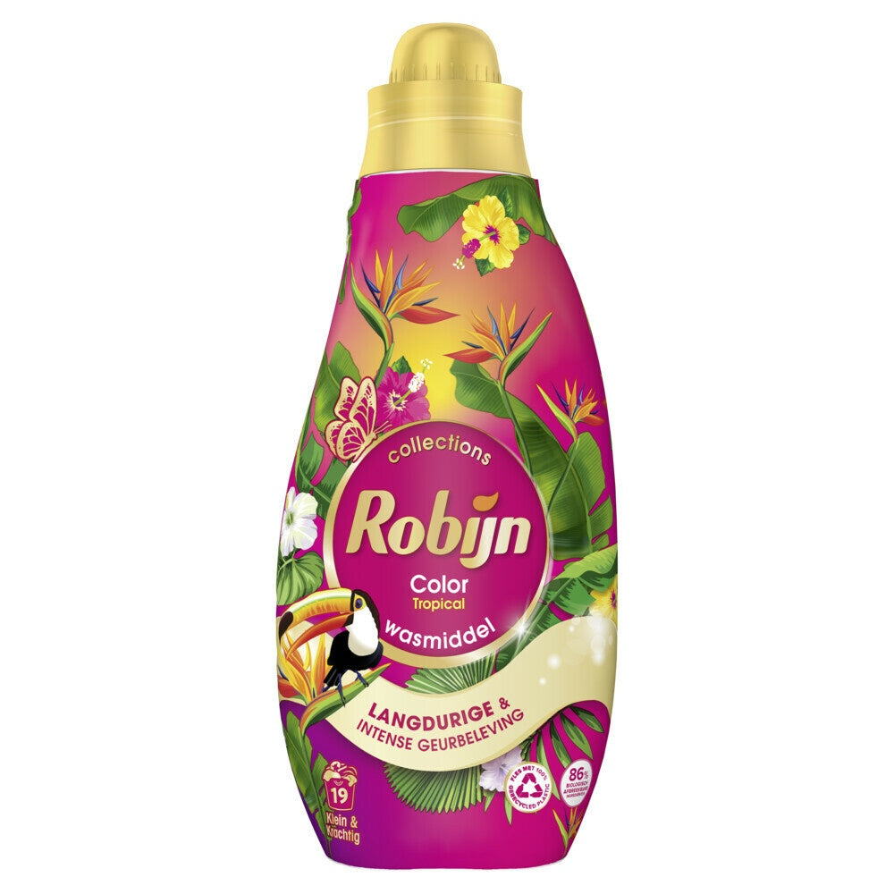 Robijn Vloeibaar wasmiddel klein & krachtig tropical