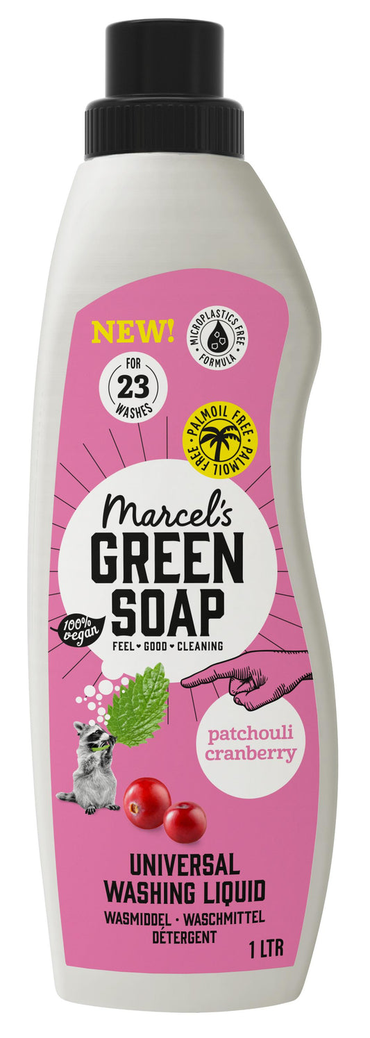 Marcels Green Soap Wasmiddel universeel patchouli & cranberry