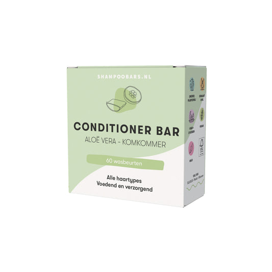 Shampoobars Conditioner bar aloe vera - komkommer