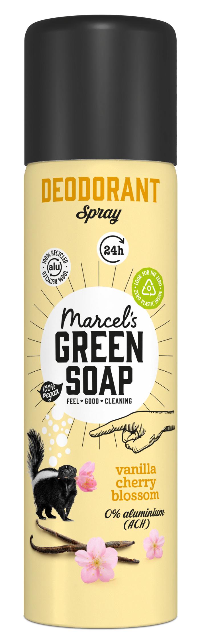 Marcels Green Soap Deospray vanilla & cherry blossom